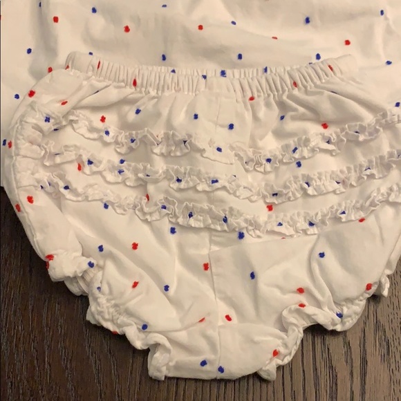 Janie & Jack 4th of July Dress/Bloomer Set 12-18 - Picture 2 of 4